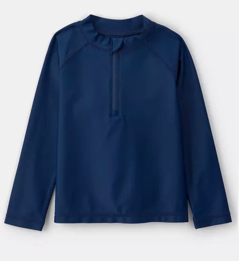Carter's Boys' Toddler 4T Blue Long-Sleeve Rashguard Top